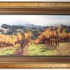June Carey - "Fall Vineyard" Limited Edition Print
Elm Burl Frame with Suede Leather Liner